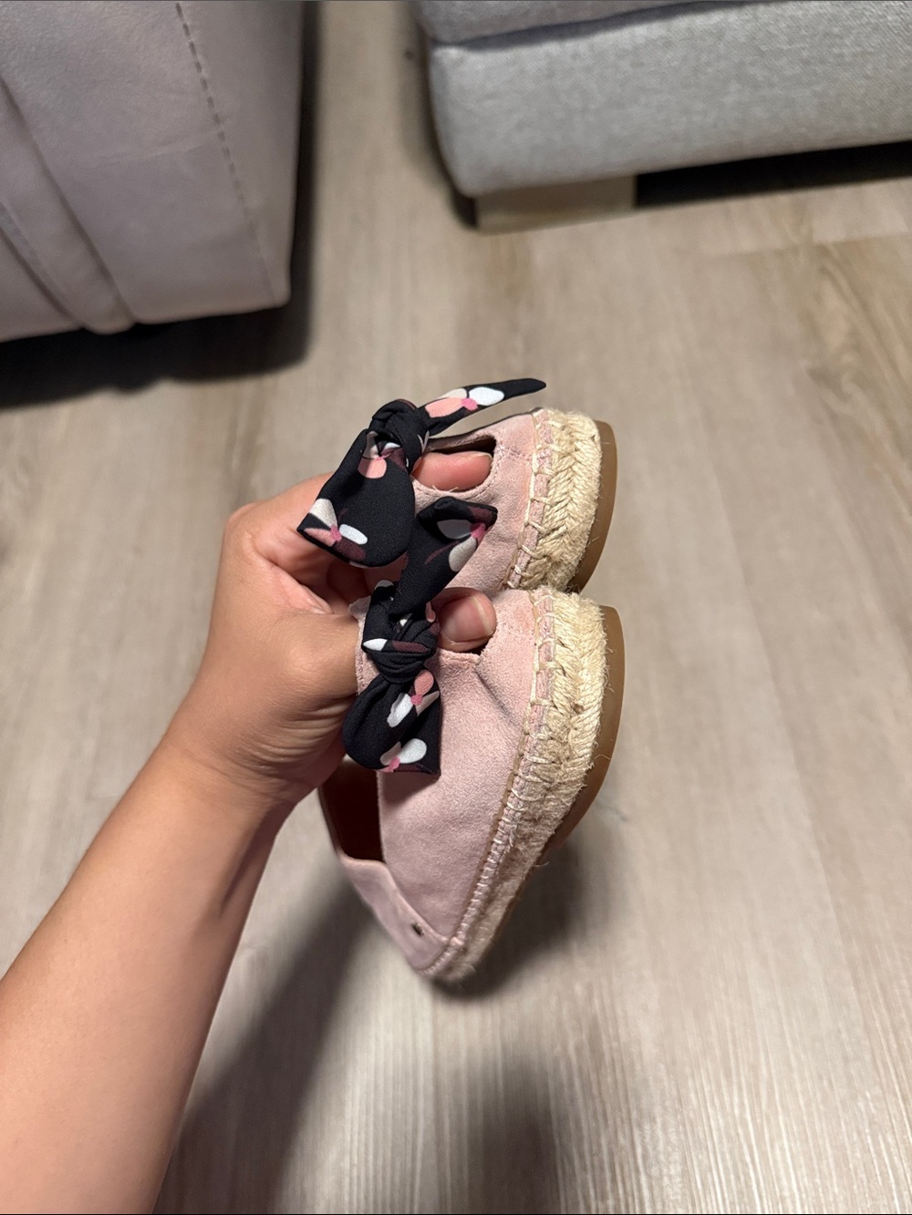 Kate Spade Leather Bow Accents Espadrilles - Picture 6 of 7